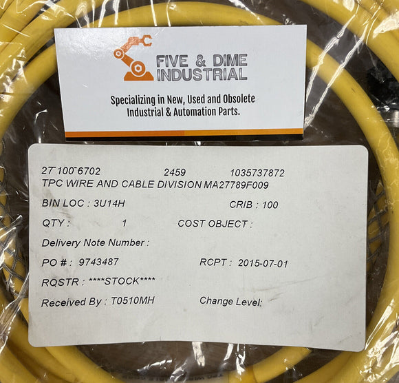 TPC Wire & Cable MA27789F009 Cordset