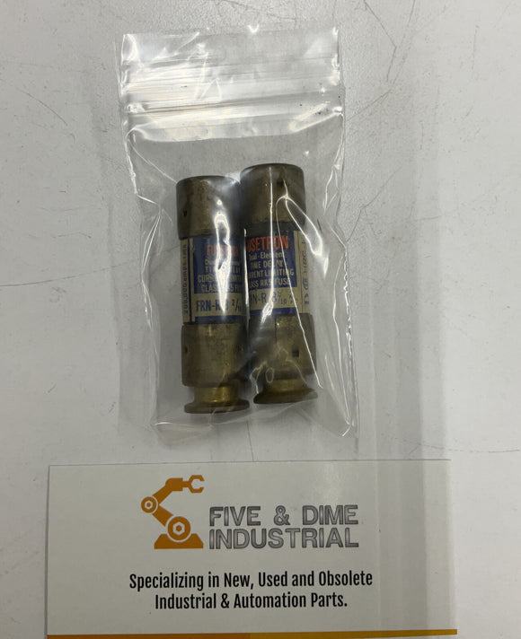 Bussmann Fusetron FRN-R-3-2/10 Fuses 3 2/10A 250V Lot of 2