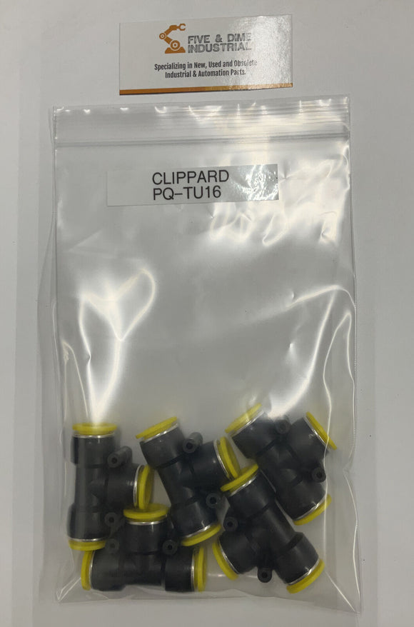 Clippard PQ-TU16 Push-Quick Connector.  Lot of (5)