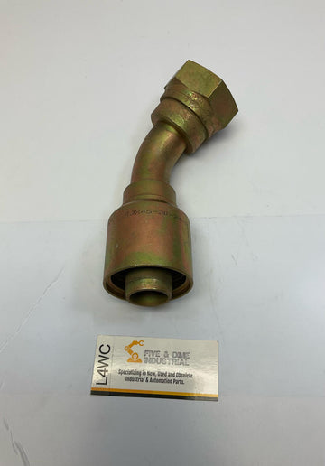 Kurt Hydraulics  FJX45-20-24-W 1-1/4'' Hose ID Crimp x 1/2'' JIC Female 45°