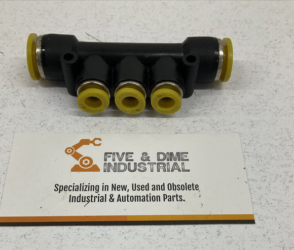 Clippard PQ-MU 1208 Push-Quick Female Connector. Lot of 7