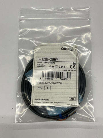 Omron E2E-X5MY1 Proximity Sensor 24-240VAC 2-Meters