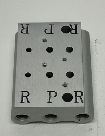 SMC SS5YJ3-20-02 2 Station Pneumatic Manifold Body - 0