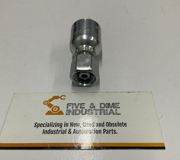 Parker IC343-8-4 43 Series Crimp Style Hydraulic Hoe Fitting