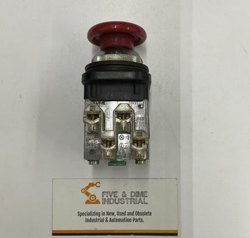 Telemecanique ZB2R Contact Block with Emergency Stop Button