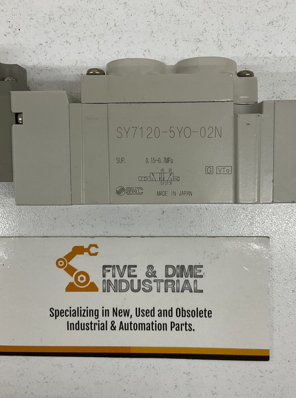 SMC SY7120-5YO-02N Solenoid Valve 24VDC