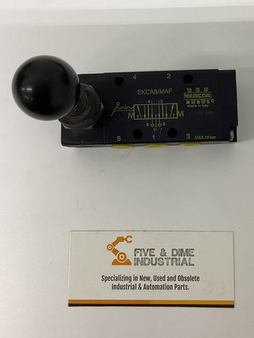 Waircom EKCA8/MAF 5/3 Open Center Manual Valve G1/8'' Ports