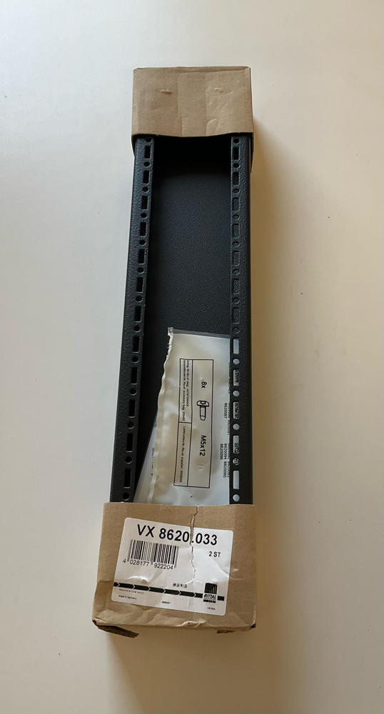 Rittal  VX8620.003  Base Plith Corner Piece w/ Front & Rear Panel