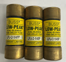Bussmann LPJ-2-1/4S Low Peak Fuse 10A 600V Lot of 3-1
