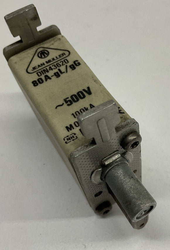 Jean Muller 80A-gL/gG Fuse Link 80-Amp 500 Vac Type Din 43620 NH00