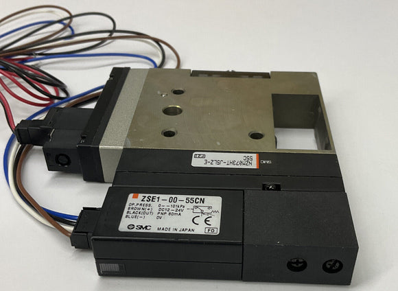 SMC NZM073HT-J5LZ-E 55C Vacuum Ejector with Valve and Switch