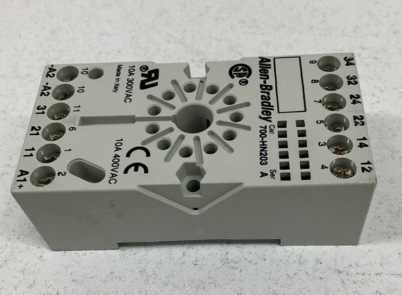 Allen Bradley 700-HN203 11-Pin Round Relay Socket