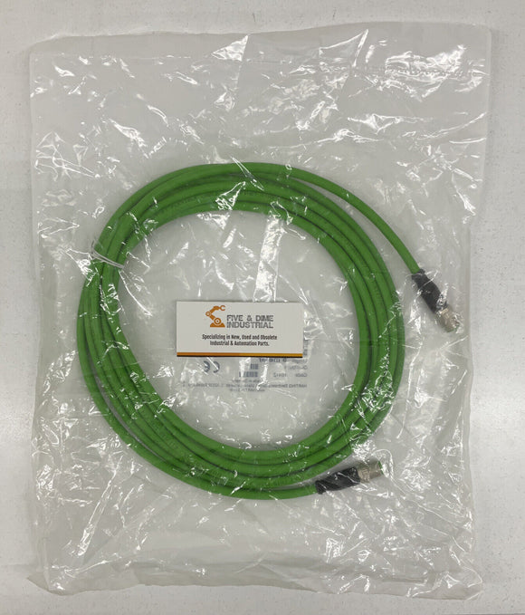 Harting 21349292405050 100 M12 D-Coded Cable Assembly 5M