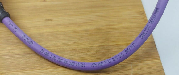 Turck RSSW RKSW 456-0.5M Eurofast Profubus Double End Cord U0391-05