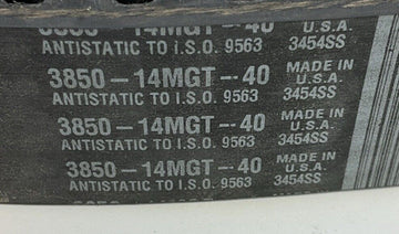 Gates  3850-14MGT-40  PowerGrip GT3 Power Transmission Timing Belt 3850-14M-40 - 0