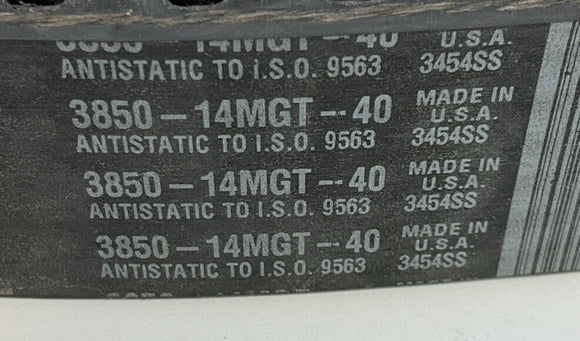 Gates  3850-14MGT-40  PowerGrip GT3 Power Transmission Timing Belt 3850-14M-40