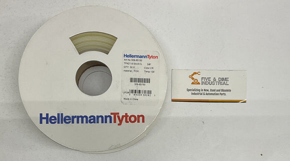 Hellermann Tyton 309-6510 Heat Shrink Tubing 3/8" 50'  Clear FN21-9.5/4.8