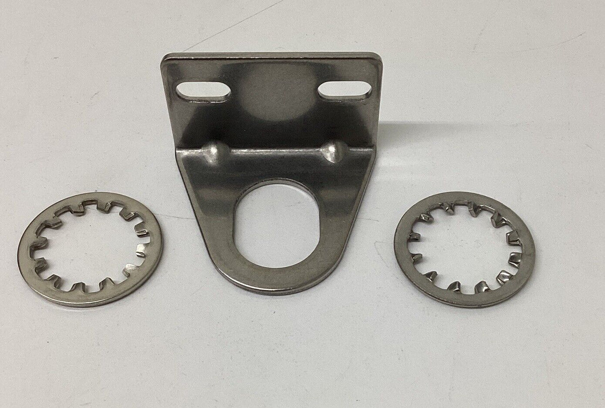 IFM E10736 M18 Angle Bracket Stainless Steel | Five and Dime Industrial LLC