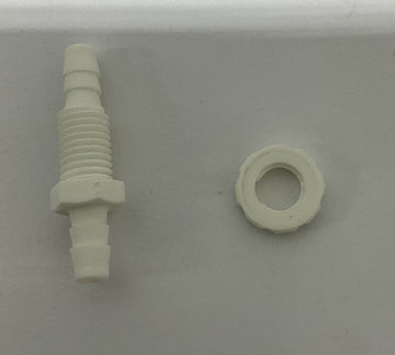 Air Logic F310085  Nylon 1/8'' Barbs Bulkhead Fitting 5-Pack - 0