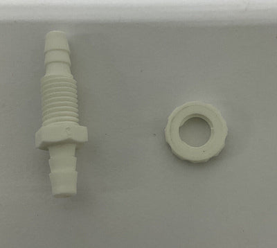 Air Logic F310085  Nylon 1/8'' Barbs Bulkhead Fitting 5-Pack - 0
