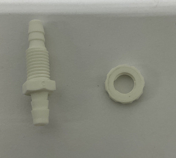 Air Logic F310085  Nylon 1/8'' Barbs Bulkhead Fitting 5-Pack