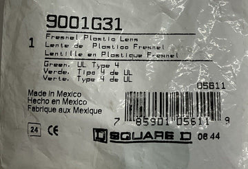 Square D  9001G Green Lens