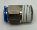 Festo QS-1/2-12  Fitting 153010 R1/2 BSPT Male Thread 12MM OD Tube-3