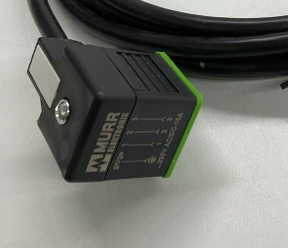 Murr 7000-18112-6170300 MSUD Valve Plug A-18mm w/ 3-Meter Cable