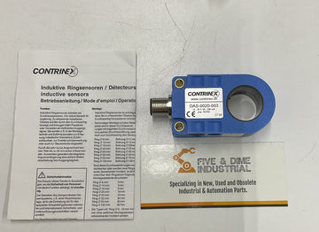 Contrinex  DAS-0020-003 Inductive Proximity Sensor Ring, 10-30VDC, 4-Pin