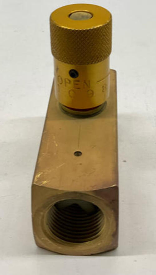 Detrol EF35B Easy Read Flow Control Valve 3/4" Npt