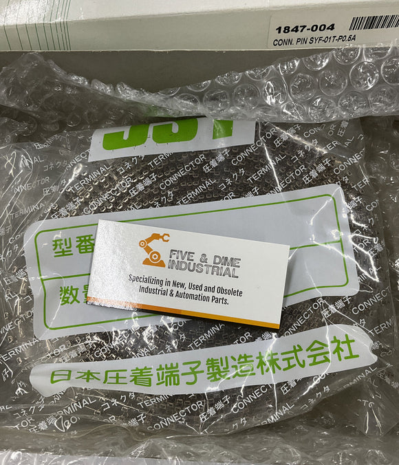 Jst 1847-004 / SYF-01T-P0.5A Reel 26-20 Awg Tin Crimp Socket 1000 Pieces