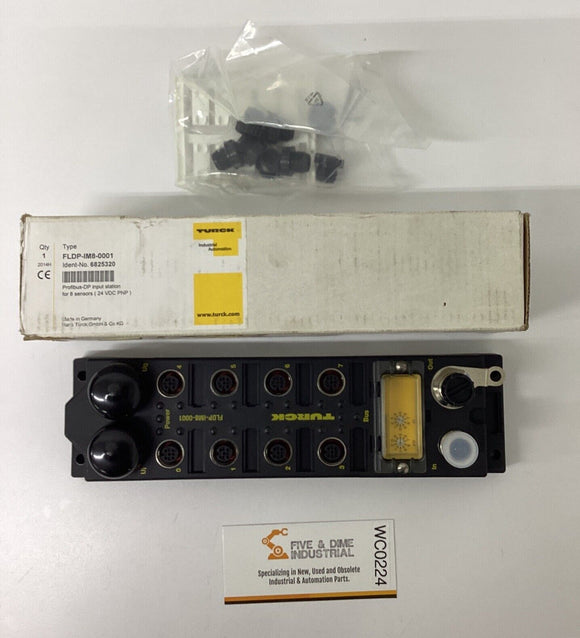 Turck FLDP-IM8-0001 Module Profibus Input Station 8-Sensor 6825320