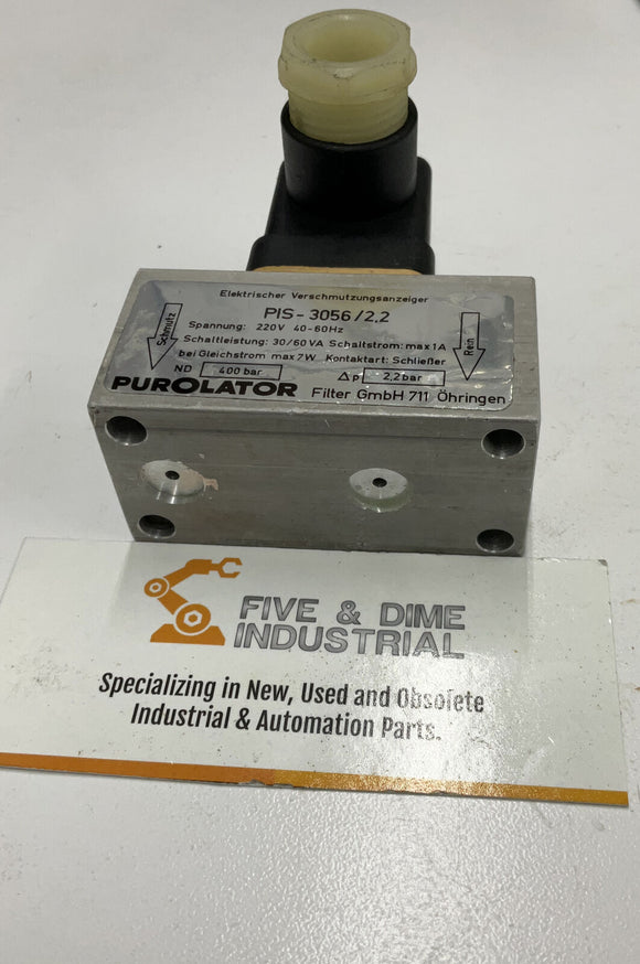 Purolator PIS-3056/2.2 Pressure Switch