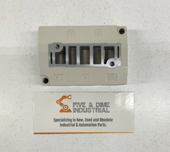 SMC SY7000-27-2T Sub-Plate SY7K-R07 (Lot of 2)