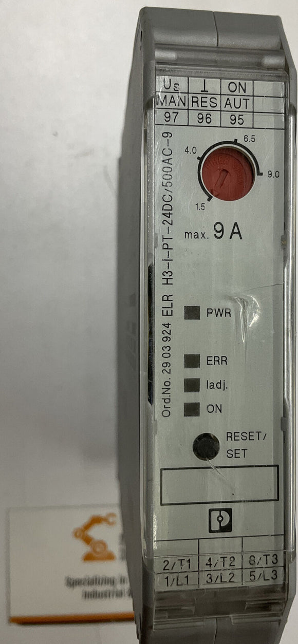 Phoenix Contact 2903920 Hybrid Motor Starter  ELR H3 - 1 - PT 24DC/500AC