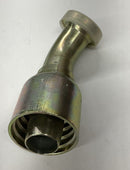 Parker 16F78-24-24 Hydraulic 45° Elbow Fitting Hose x Flang Head-3