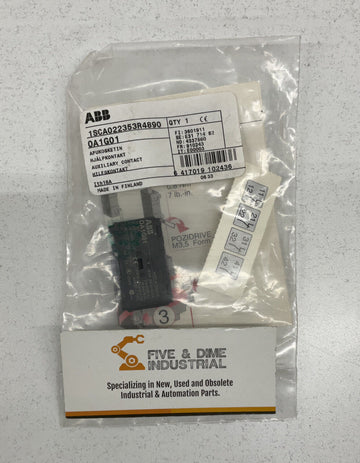 ABB OA1G01 Auxiliary Contact NC 10A 600V 1SCA022353R4890