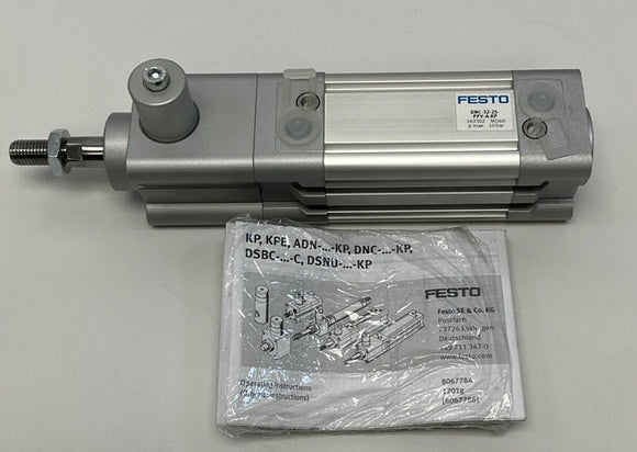 Festo DNC-32-25-PPV-A-KP Pneumatic Clamping ISO Cylinder 32mm Bore, 25mm Stroke