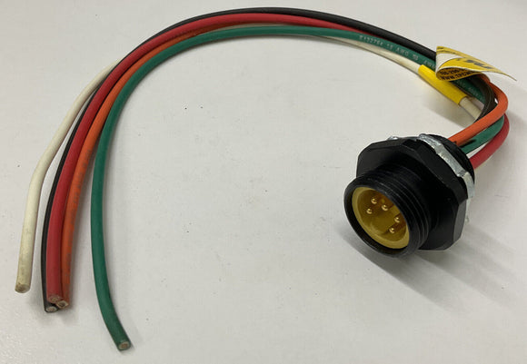 TPC Wire & Cable 84500 Receptacle 5-Pulse Male