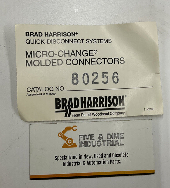 Brad Harrison 80256 Quick-Disconnect 3P Female Cable