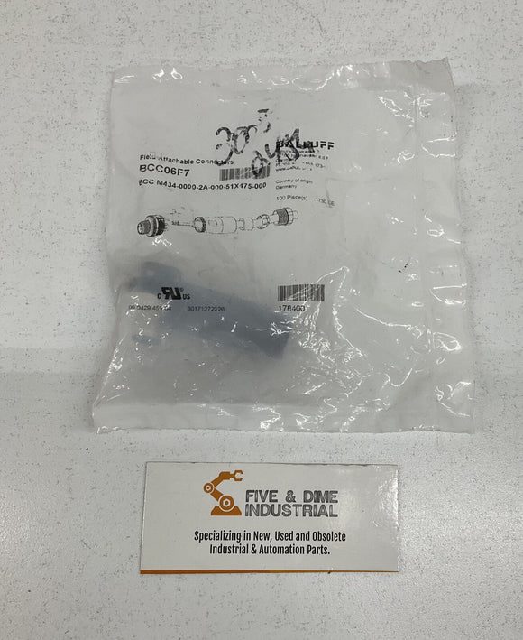 Balluff BCC M434-0000-2A-000-51X475-000 Connector BCC06F7