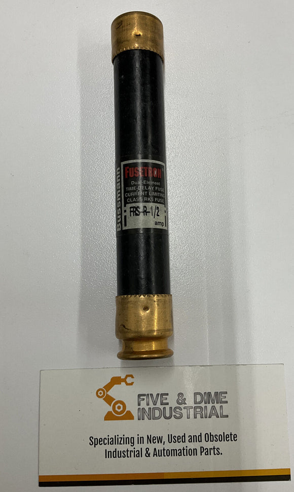 Bussmann Fusetron FRS-R-1/2  600V 1/2A Lot of 3