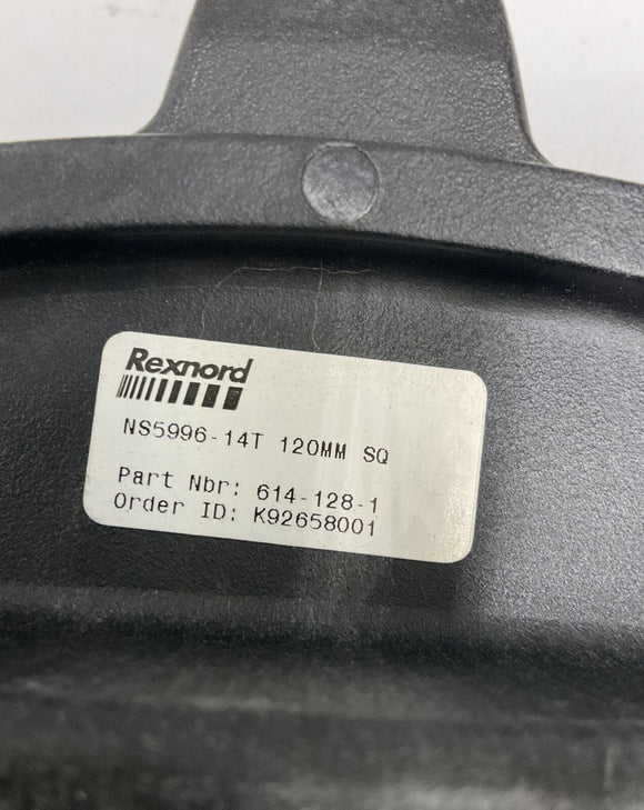 Rexnord 614-128-1 Molded Split Sprocket NS5996-14T  120mm Bore, 14 Teeth