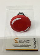 Allen Bradley 800FM-MT64 Red Push Pull , Twist to Release Button-1