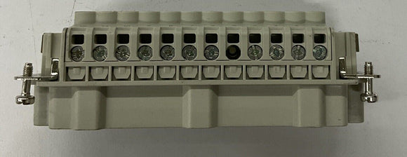 Weidmuller 1211100000 HDC HE-24 24 Contact Heavy Duty Connector