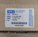 Wika 4" SS Vacuum Gauge 4297602 10 In H2O 1/2" Npt Swiss Made-5