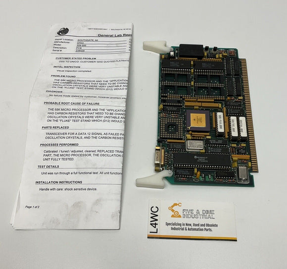 Unico 309-595 Rev. 7 Processor Memory Assembly Card Certification Included