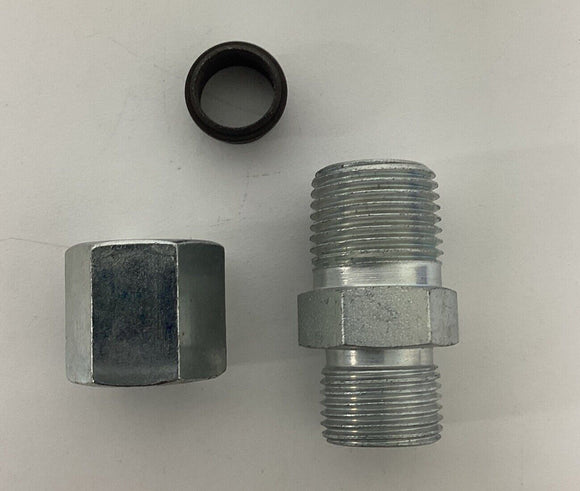 World Wide Fittings 7205-08-08 Flareless Compression to Male Pipe Fitting