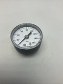 Ashcroft 20W1005PH-02B 2-1/2'' Steel Case Gauge 160PSI, 1/4'' NPT, Brass-2
