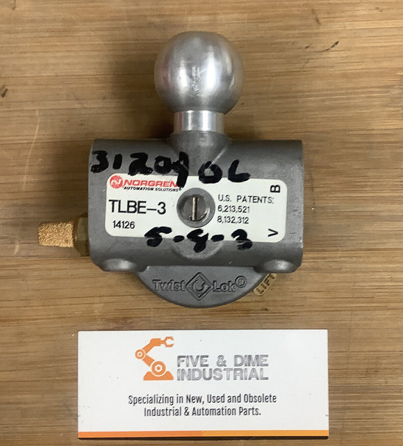 Norgren Twist Lok Tlbe-3 Pneumatic Silencer